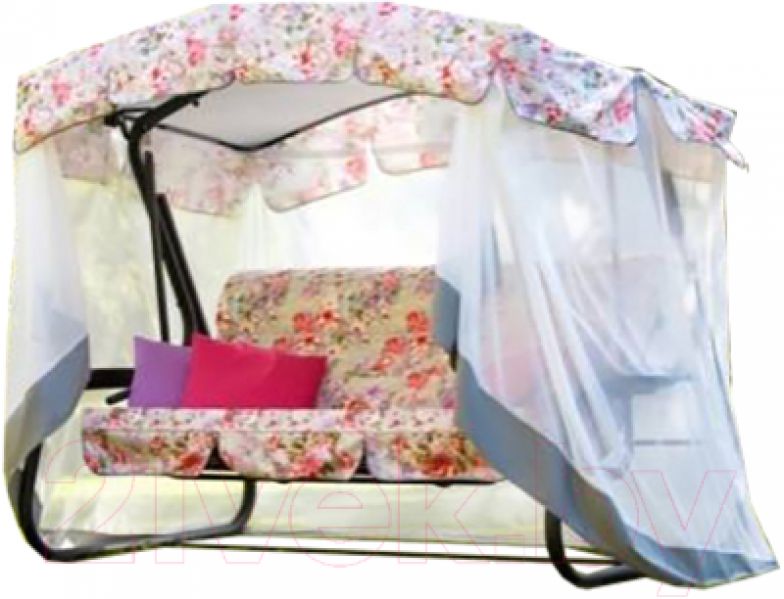 Качели садовые Турин Премиум Flower c1202