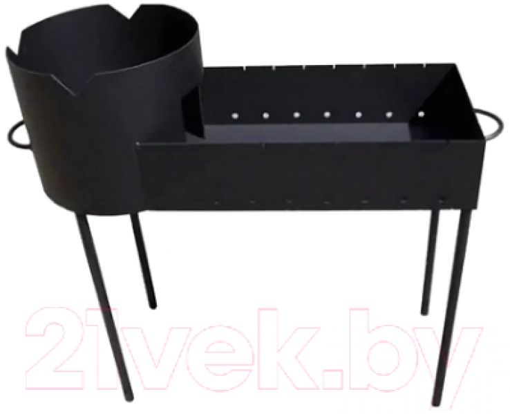 Мангал 3в1 90x35x80см