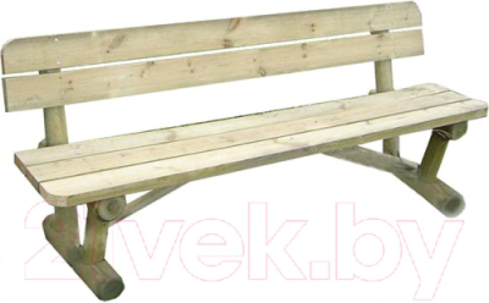 Скамья садовая L200 2000x600xH810