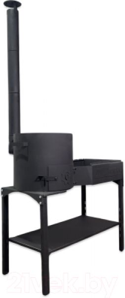 Печь-мангал 3в1 90x36.5x70см 400мм